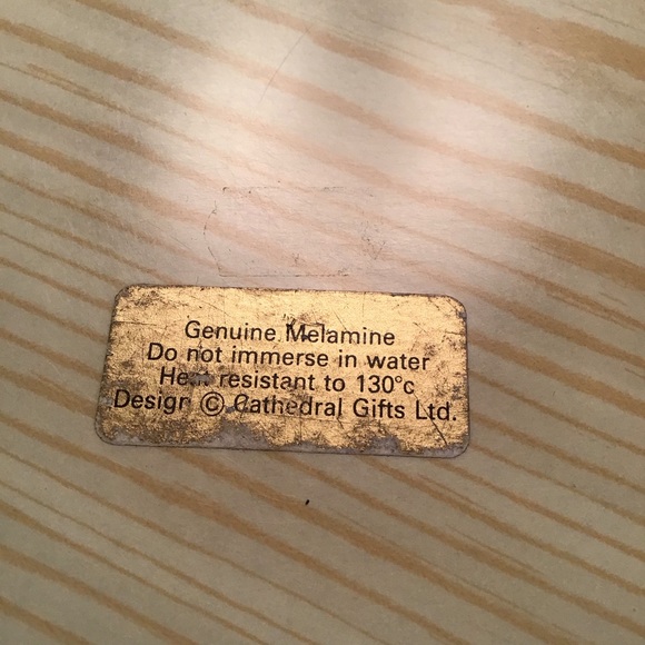 Vintage Canterbury Cathedral Genuine Melamine Serving Board - Picture 6 of 8